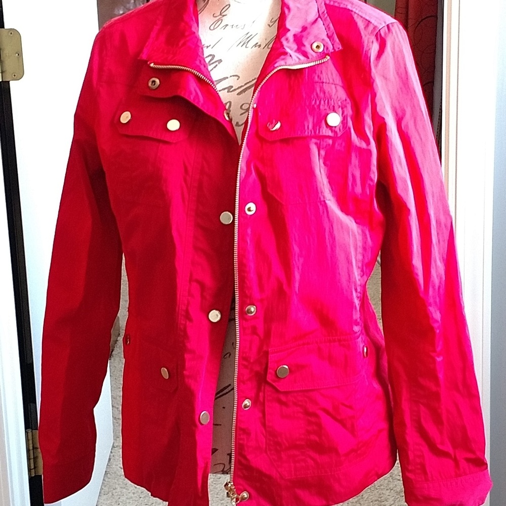 Charter Club Red Windbreaker